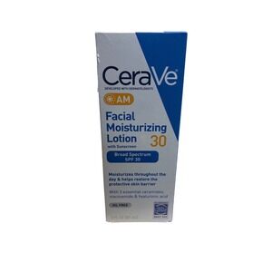 CeraVe AM Facial Moisturizing Lotion SPF 30 Broad Spectrum 3oz NEW